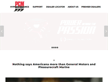 Tablet Screenshot of pcmengines.com